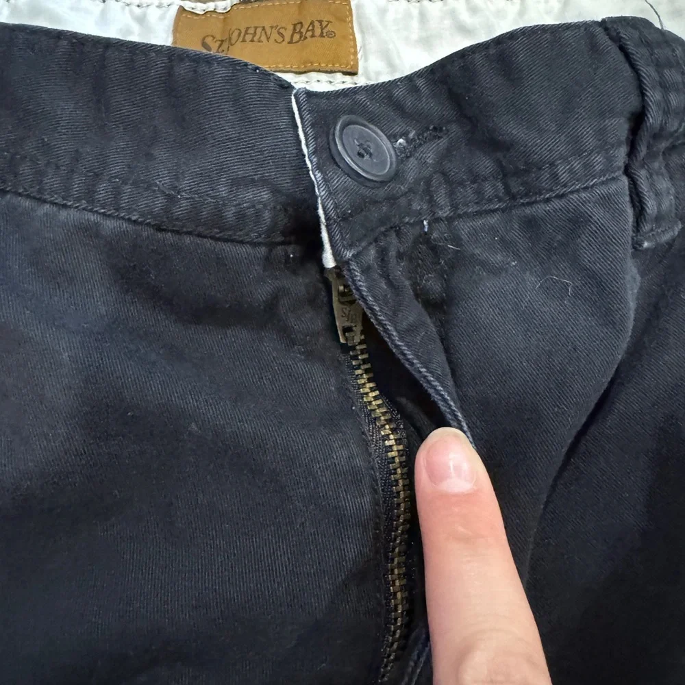 Men's Black St. John’s Bay Cargo Shorts
